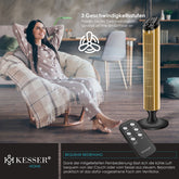 KESSER® Torenventilator - Fluisterstil - Oscillatie - Goud •